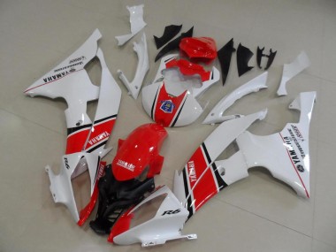 Carénage Moto Yamaha R6 08-16 - Rouge Blanc Style OEM Bon Marché