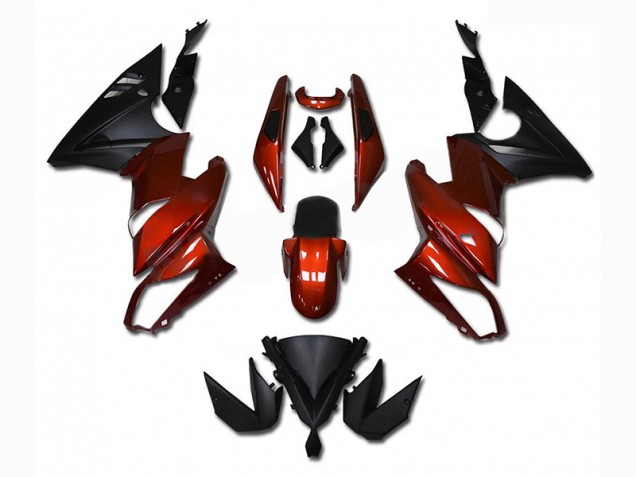 Carénage Moto Kawasaki EX650 09-11 - Rouge Carénage Moto Kawasaki EX650 09-11 - Rouge