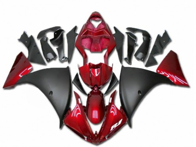 Carénage Moto Yamaha R1 09-11 - Rouge Noir Carénage Moto Yamaha R1 09-11 - Rouge Noir