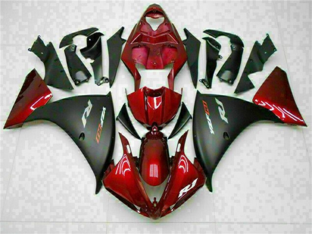 Carénages Moto Yamaha R1 09-11 - Rouge Noir Carénages Moto Yamaha R1 09-11 - Rouge Noir