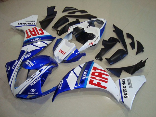 Carénage Moto Yamaha R1 09-11 - Bleu Blanc Fiat Carénage Moto Yamaha R1 09-11 - Bleu Blanc Fiat