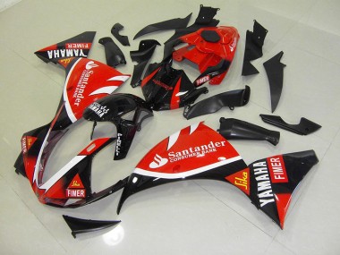 Carénage Moto Yamaha R1 09-11 - Rouge Noir Santander Bon Marché