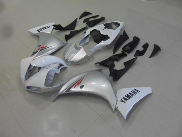 Carénage Moto Yamaha R1 09-11 - Blanc Argent Carénage Moto Yamaha R1 09-11 - Blanc Argent
