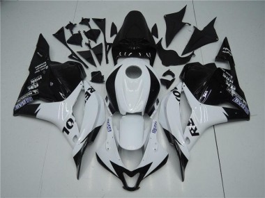 Carénages Moto Honda CBR 600 RR 09-12 - Blanc Noir Bon Marché