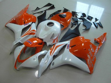 Carénage Moto Honda CBR 600 RR 09-12 - Orange Blanc Nacré Bon Marché