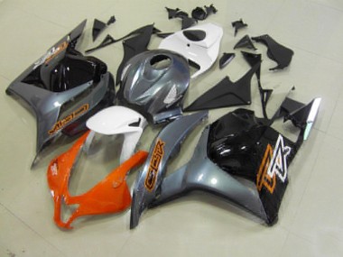 Carénages Moto Honda CBR 600 RR 09-12 - Orange Gris Noir Bon Marché