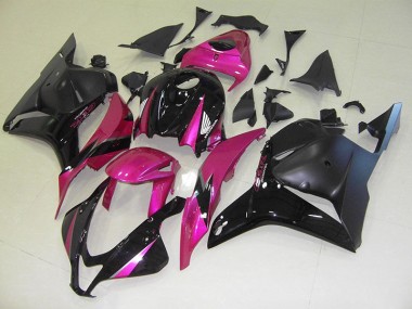Carénage Moto Honda CBR 600 RR 09-12 - Rose Noir Bon Marché