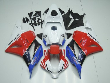 Carénage Moto Honda CBR 600 RR 09-12 - Blanc Motul Rouge Bleu Bon Marché