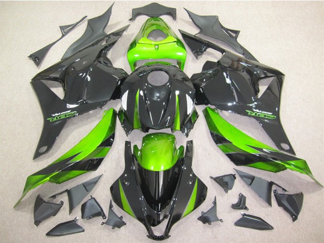 Carrosserie Moto Honda CBR 600 RR 09-12 - Noir Vert Carrosserie Moto Honda CBR 600 RR 09-12 - Noir Vert