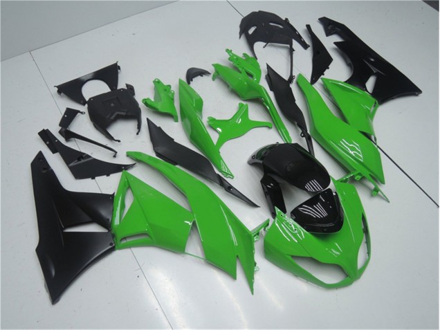 Carrosserie Moto Kawasaki ZX6R 09-12 - Vert Noir Carrosserie Moto Kawasaki ZX6R 09-12 - Vert Noir