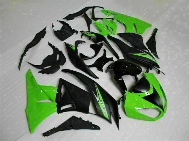 Carénage Moto Kawasaki ZX6R 09-12 - Noir Vert 636 Carénage Moto Kawasaki ZX6R 09-12 - Noir Vert 636