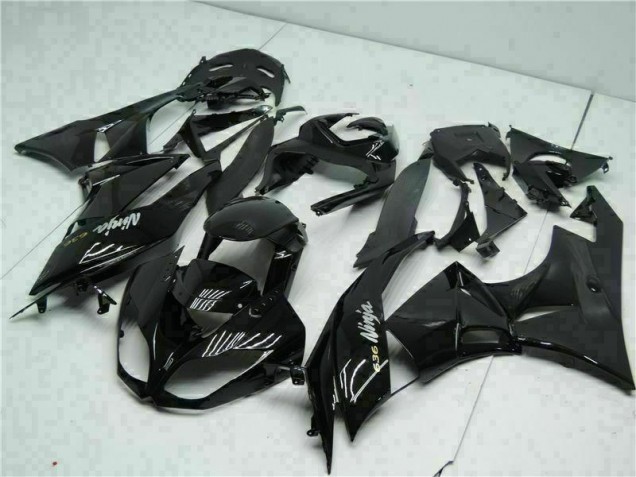 Carénage Moto Kawasaki ZX6R 09-12 - Noir Blanc Ninja 636 Carénage Moto Kawasaki ZX6R 09-12 - Noir Blanc Ninja 636