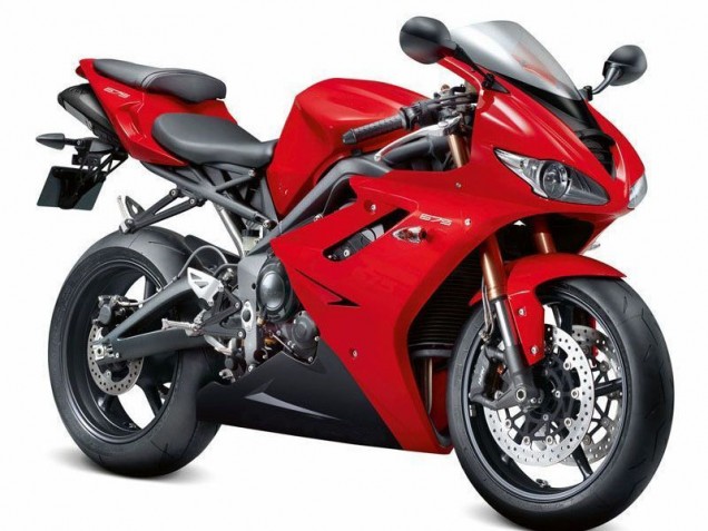 Carénage Moto Triumph Daytona 675 Triple 09-12 - Rouge Noir Carénage Moto Triumph Daytona 675 Triple 09-12 - Rouge Noir