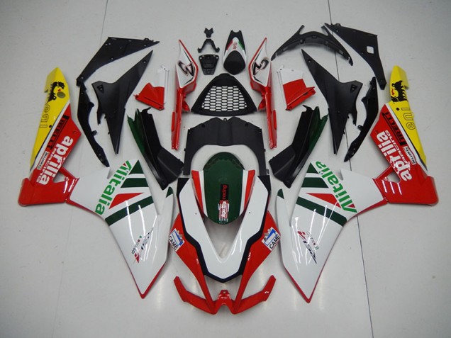 Carénage Moto Aprilia RSV4 09-15 - Blanc Rouge Alitalia Carénage Moto Aprilia RSV4 09-15 - Blanc Rouge Alitalia