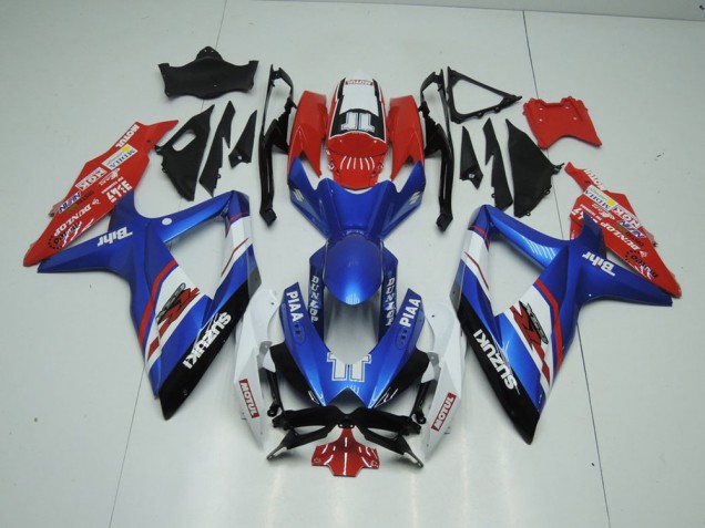 Carénage Moto Suzuki GSXR 1000 K9 09-16 - Bleu et Rouge Carénage Moto Suzuki GSXR 1000 K9 09-16 - Bleu et Rouge