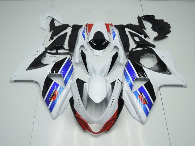 Carénage Moto Suzuki GSXR 1000 K9 09-16 - Blanc Bleu Noir Carénage Moto Suzuki GSXR 1000 K9 09-16 - Blanc Bleu Noir