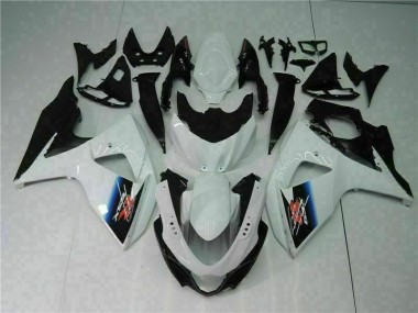 Carrosserie Moto Suzuki GSXR 1000 K9 09-16 - Blanc Noir Bon Marché