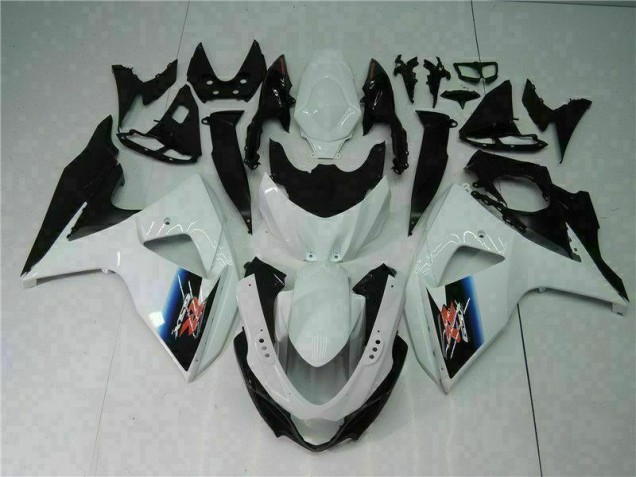Carrosserie Moto Suzuki GSXR 1000 K9 09-16 - Blanc Noir Carrosserie Moto Suzuki GSXR 1000 K9 09-16 - Blanc Noir