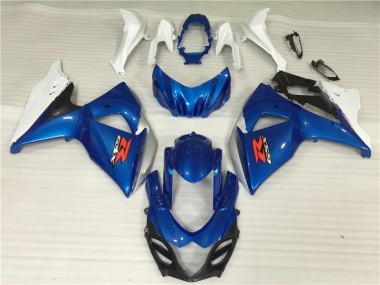 Kit Carénages Motos & Plastique Suzuki GSXR 1000 K9 09-16 - Bleu Blanc Bon Marché