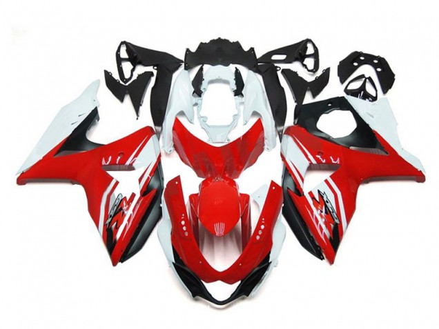 Carénage Moto Suzuki GSXR 1000 K9 09-16 - Rouge Blanc Noir Carénage Moto Suzuki GSXR 1000 K9 09-16 - Rouge Blanc Noir