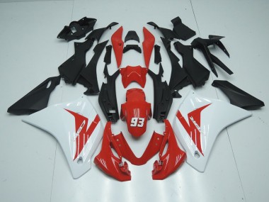 Carénage Moto Honda CBR 125 R 11-13 - Rouge Blanc 93 Bon Marché