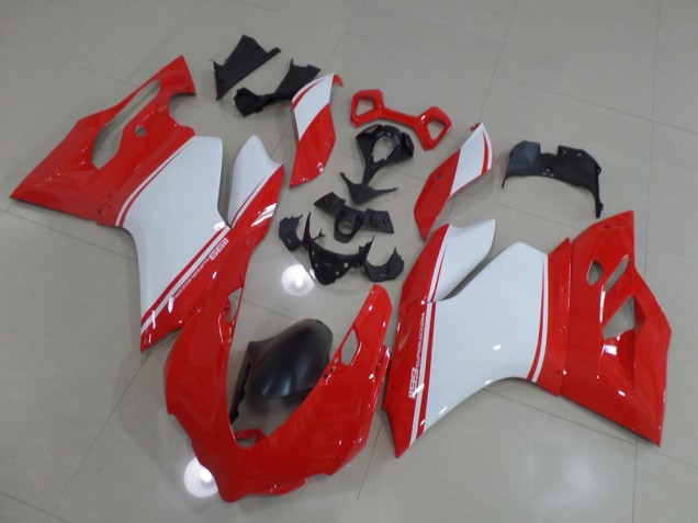 Carénage Moto Ducati 1199 11-14 - Rouge Blanc Carénage Moto Ducati 1199 11-14 - Rouge Blanc