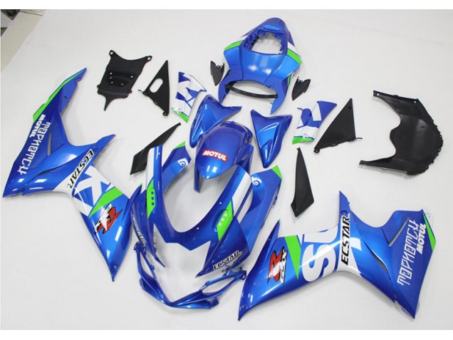 Carénage Moto Suzuki GSXR 600 / 750 K11 11-24 - Bleu Blanc Vert Carénage Moto Suzuki GSXR 600 / 750 K11 11-24 - Bleu Blanc Vert