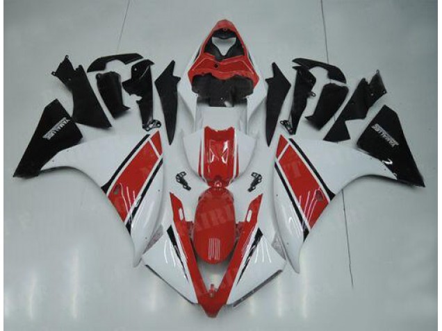 Carénage Moto Yamaha R1 12-14 - Blanc Rouge Noir Carénage Moto Yamaha R1 12-14 - Blanc Rouge Noir