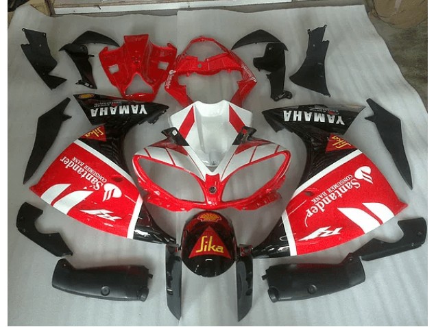 Carénage Moto Yamaha R1 12-14 - Rouge Blanc et Noir Graphique Carénage Moto Yamaha R1 12-14 - Rouge Blanc et Noir Graphique