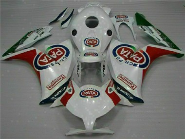 Carénages Moto Honda CBR 1000 RR 12-16 - Rouge Blanc PATA Bon Marché
