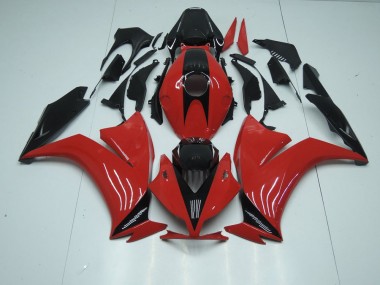 Carénage Moto Honda CBR 1000 RR 12-16 - Rouge Noir avec No Décalque Bon Marché