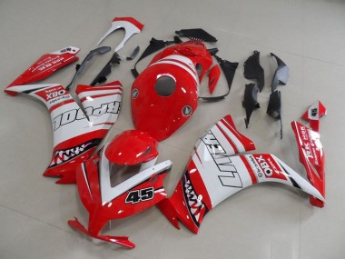 Carénage Moto Honda CBR 1000 RR 12-16 - Rouge Liverpool 45 Bon Marché