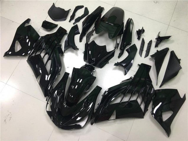 Carénages Moto Kawasaki ZX14R ZZR 1400 12-21 - Noir Brillant Carénages Moto Kawasaki ZX14R ZZR 1400 12-21 - Noir Brillant