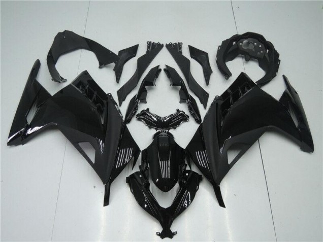 Carénage Moto Kawasaki EX300 13-16 - Brillant Noir Mat Carénage Moto Kawasaki EX300 13-16 - Brillant Noir Mat