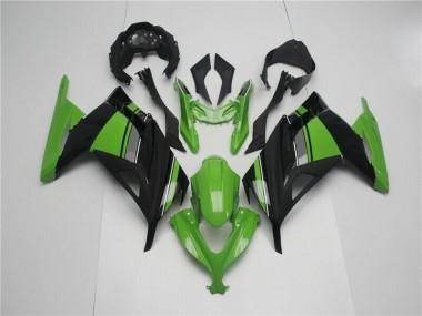 Carénages Moto Kawasaki EX300 13-16 - Vert Noir Bon Marché