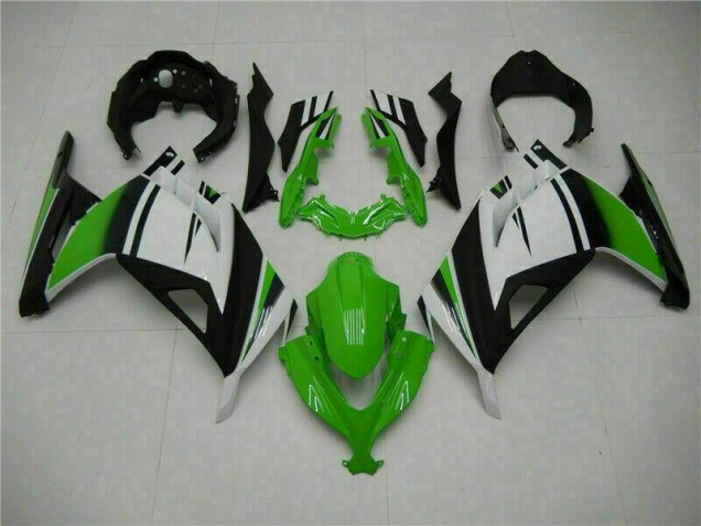 Carénage Moto Kawasaki EX300 13-16 - Vert Noir Argent Carénage Moto Kawasaki EX300 13-16 - Vert Noir Argent
