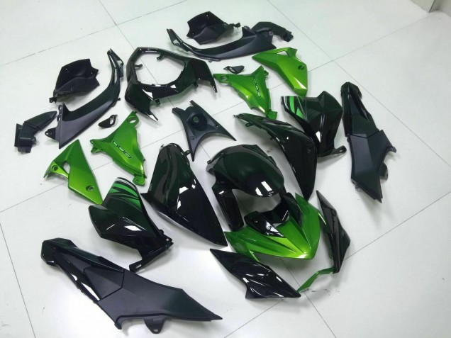 Carénage Moto Kawasaki Z800 13-16 - Vert Noir Carénage Moto Kawasaki Z800 13-16 - Vert Noir