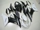 Carénages Moto Kawasaki ZX6R 13-18 - Blanc Noir Carénages Moto Kawasaki ZX6R 13-18 - Blanc Noir