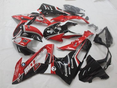 Carénage Moto BMW S1000RR 15-18 - Rouge Noir Bon Marché