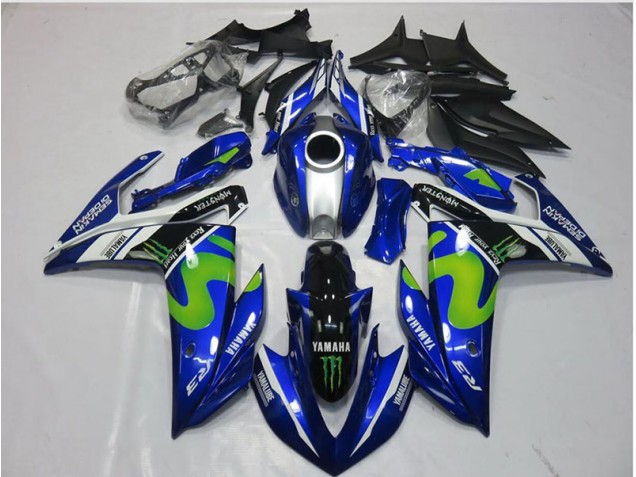 Carénage Moto Yamaha R3 15-22 - Movistar Carénage Moto Yamaha R3 15-22 - Movistar