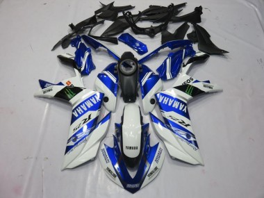 Carénage Moto Yamaha R3 15-22 - Blanc Monster Bon Marché