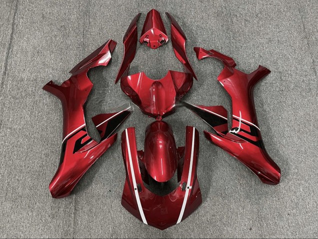 Carénage Moto Yamaha R1 15-19 - Rouge Noir Carénage Moto Yamaha R1 15-19 - Rouge Noir