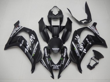 Carénage Moto Kawasaki ZX10R 16-19 - Noir Courses Ninja Bon Marché