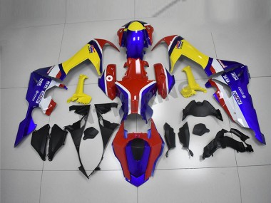 Carénage Moto Honda CBR 1000 RR 17-23 - Bleu Jaune Rouge Bon Marché
