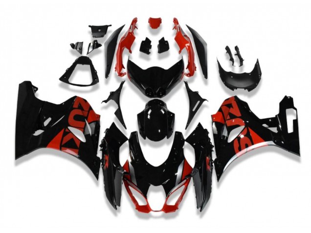 Carénage Moto Suzuki GSXR 1000 17-23 - Noir Rouge Carénage Moto Suzuki GSXR 1000 17-23 - Noir Rouge